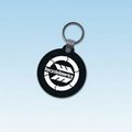 Recycled Tire Key Tags - (2 1/2" Diameter)